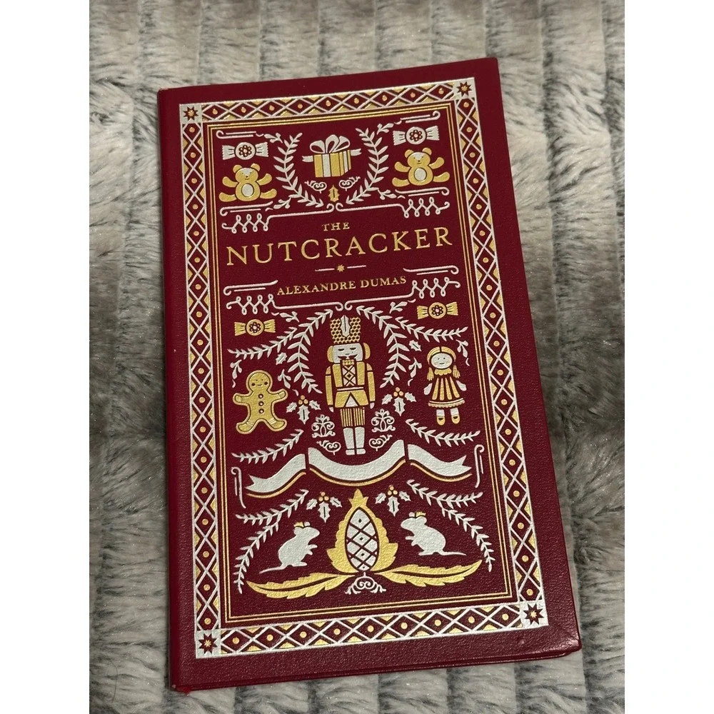 The Nutcracker Alexandre Dumas Hardcover Decorative Red Gold Gilded Book Classic